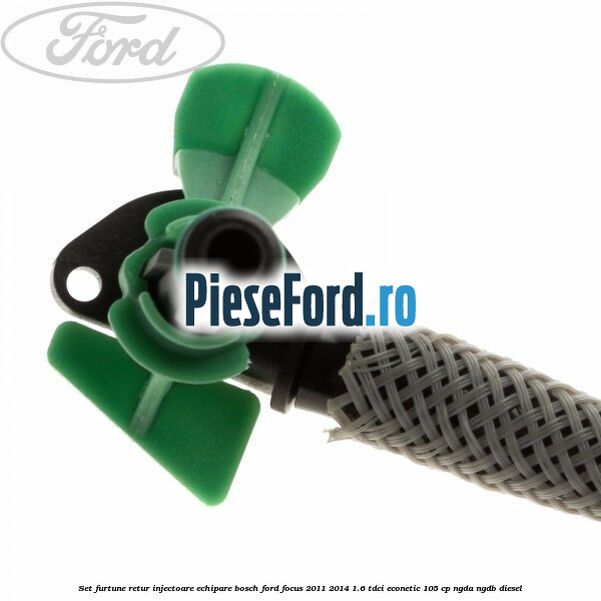 Set furtune retur injectoare echipare Bosch Ford Focus 2011-2014 1.6 TDCi ECOnetic 105 cp NGDA, NGDB diesel