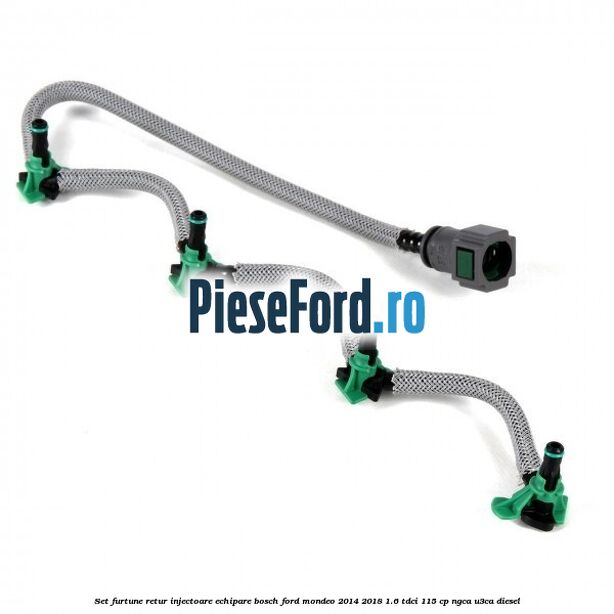 Set furtune retur injectoare echipare Bosch Ford Mondeo 2014-2018 1.6 TDCi 115 cp NGCA, U3CA diesel