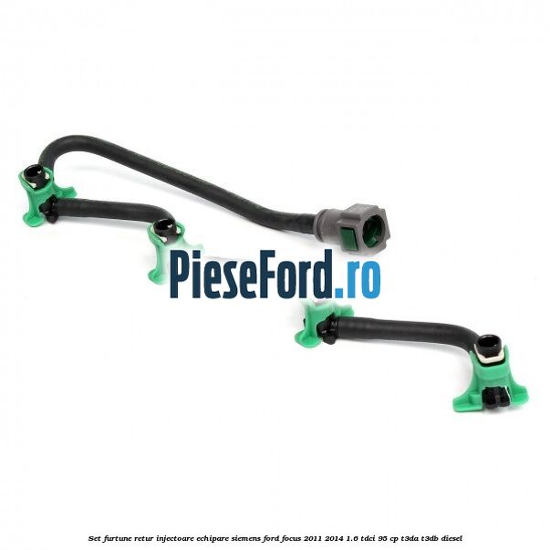 Set furtune retur injectoare echipare Siemens Ford Focus 2011-2014 1.6 TDCi 95 cp T3DA, T3DB diesel
