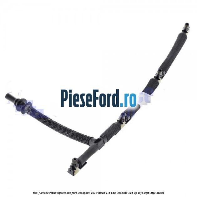 Set furtune retur injectoare Ford EcoSport 2019-2023 1.5 TDCi EcoBlue 125 cp ZTJA, ZTJB, ZTJC diesel