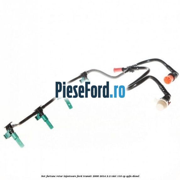 Set furtune retur injectoare Ford Transit 2006-2014 2.2 TDCi 110 cp QVFA diesel