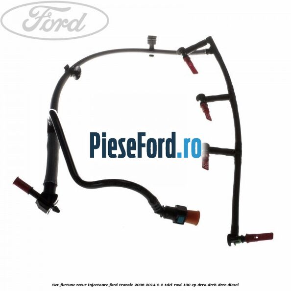 Set furtune retur injectoare Ford Transit 2006-2014 2.2 TDCi RWD 100 cp