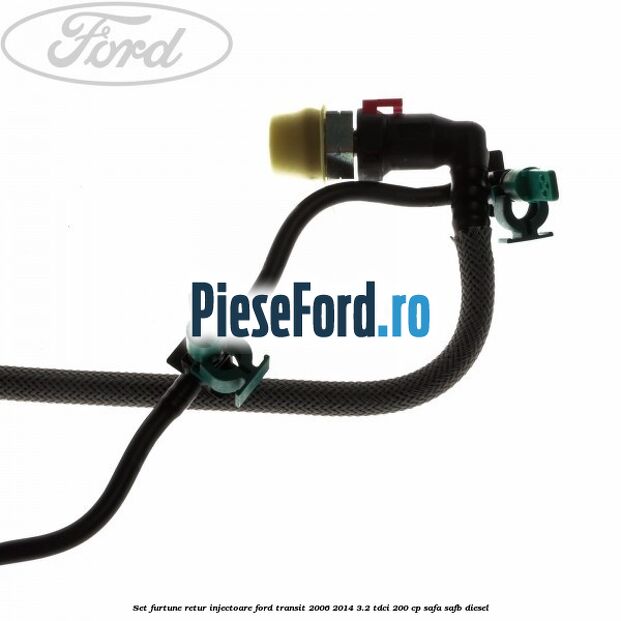 Set furtune retur injectoare Ford Transit 2006-2014 3.2 TDCi 200 cp SAFA, SAFB diesel
