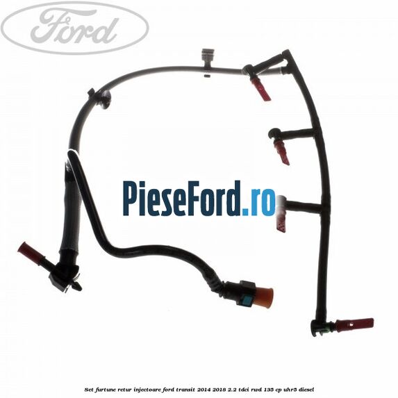 Set furtune retur injectoare Ford Transit 2014-2018 2.2 TDCi RWD 135 cp