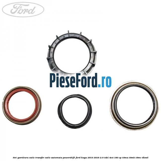 Set garnitura cutie transfer cutie automata PowerShift Ford Kuga 2013-2016 2.0 TDCi 4x4 180 cp Set garnitura cutie transfer cutie automata PowerShift Ford Kuga 2013-2016 2.0 TDCi 4x4 180 cp T8MA, T8MB, T8MC diesel