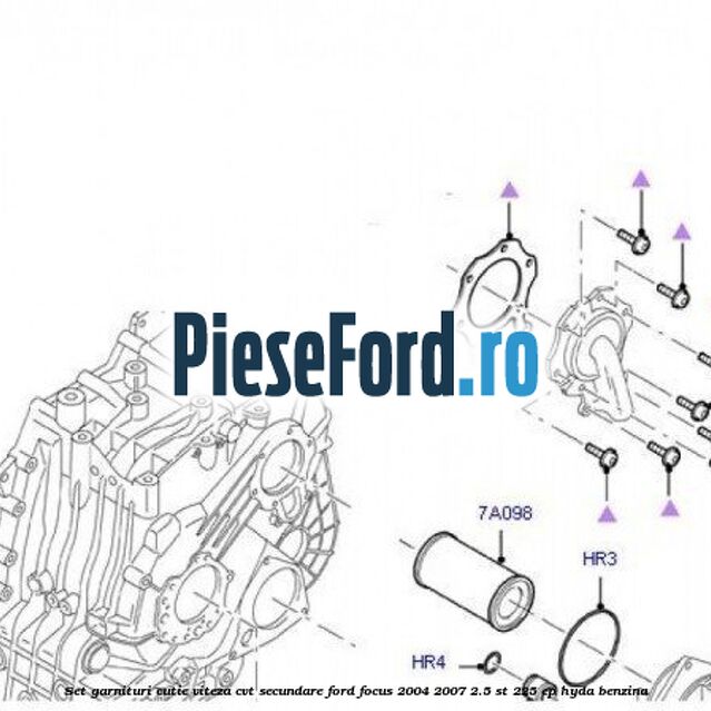 Set garnituri cutie viteza CVT secundare Ford Focus 2004-2007 2.5 ST 225 cp HYDA benzina