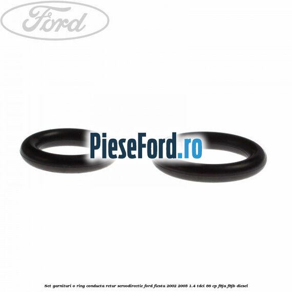 Set garnituri o ring conducta retur servodirectie Ford Fiesta 2002-2005 1.4 TDCi 68 cp F6JA, F6JB diesel