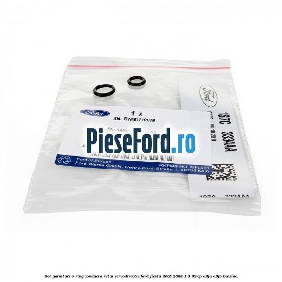 Set garnituri o ring conducta retur servodirectie Ford Fiesta 2005-2008 1.3 69 cp A9JA, A9JB benzina