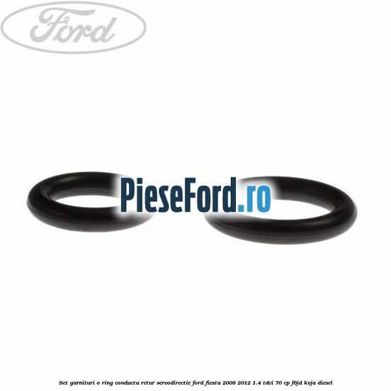 Set garnituri o ring conducta retur servodirectie Ford Fiesta 2008-2012 1.4 TDCi 70 cp F6JD, KVJA diesel