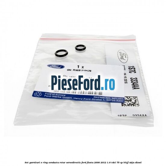 Set garnituri o ring conducta retur servodirectie Ford Fiesta 2008-2012 1.6 TDCi 75 cp HHJF, UBJA diesel