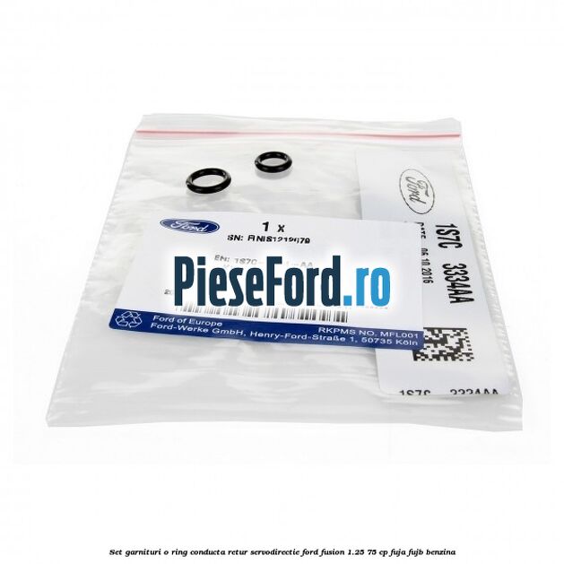Set garnituri o ring conducta retur servodirectie Ford Fusion 1.25 75 cp FUJA, FUJB benzina