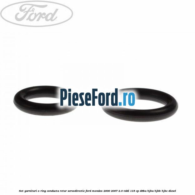 Set garnituri o ring conducta retur servodirectie Ford Mondeo 2000-2007 2.0 TDDI 115 cp D6BA, HJBA, HJBB, HJBC diesel