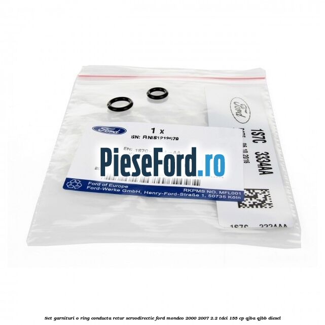 Set garnituri o ring conducta retur servodirectie Ford Mondeo 2000-2007 2.2 TDCi 155 cp QJBA, QJBB diesel