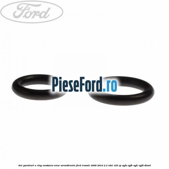 Set garnituri o ring conducta retur servodirectie Ford Transit 2006-2014 2.2 TDCi 125 cp CYFA, CYFB, CYFC, CYFD diesel