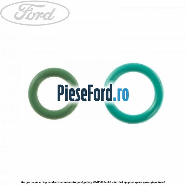 Set garnituri o ring conducta servodirectie Ford Galaxy 2007-2014 2.0 TDCi 140 cp QXWA, QXWB, QXWC, UFWA diesel