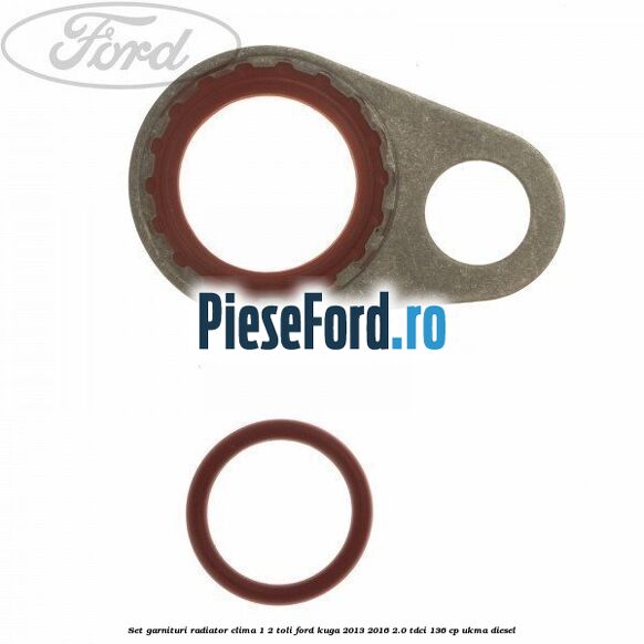 Set garnituri radiator clima 1/2 toli Ford Kuga 2013-2016 2.0 TDCi 136 cp UKMA diesel