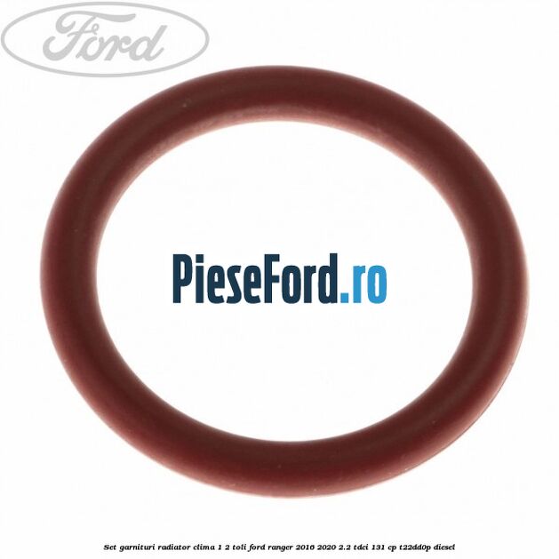 Set garnituri radiator clima 1/2 toli Ford Ranger 2016-2020 2.2 TDCi 131 cp T22DD0P diesel