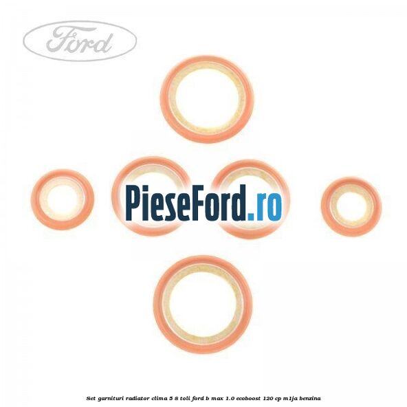 Set garnituri radiator clima 5/8 toli Ford B-Max 1.0 EcoBoost 120 cp M1JA benzina