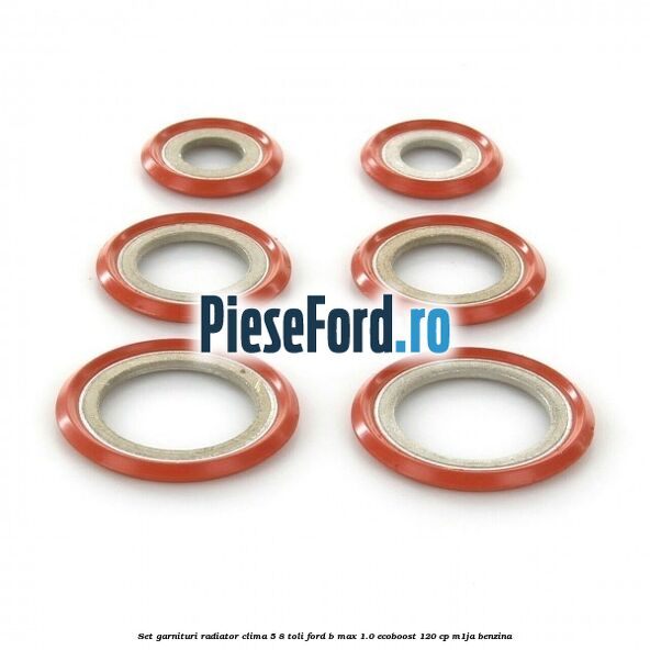 Set garnituri radiator clima 5/8 toli Ford B-Max 1.0 EcoBoost 120 cp M1JA benzina