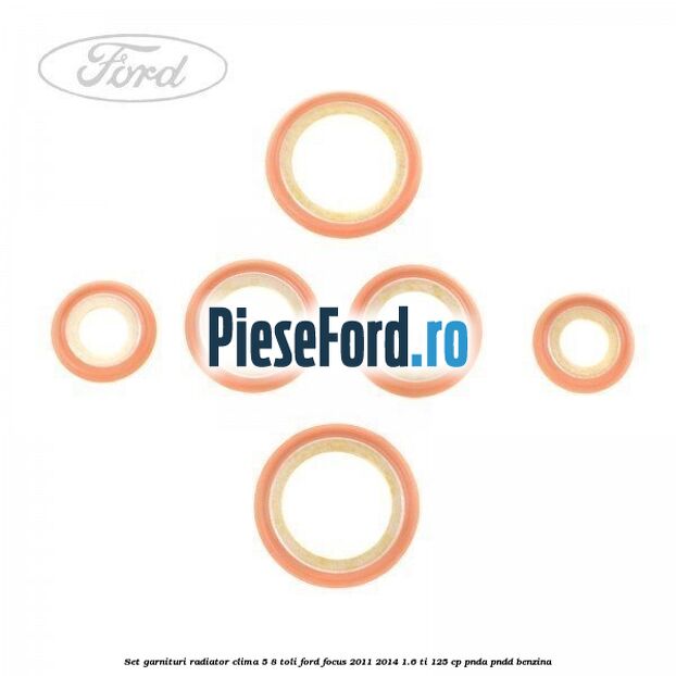 Set garnituri radiator clima 5/8 toli Ford Focus 2011-2014 1.6 Ti 125 cp PNDA, PNDD benzina