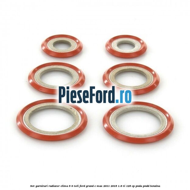 Set garnituri radiator clima 5/8 toli Ford Grand C-Max 2011-2015 1.6 Ti 125 cp PNDA, PNDD benzina