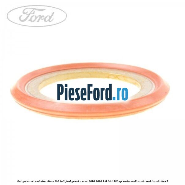 Set garnituri radiator clima 5/8 toli Ford Grand C-Max 2016-2020 1.5 TDCi 120 cp XWDA, XWDB, XWDC, XWDD, XWDE diesel