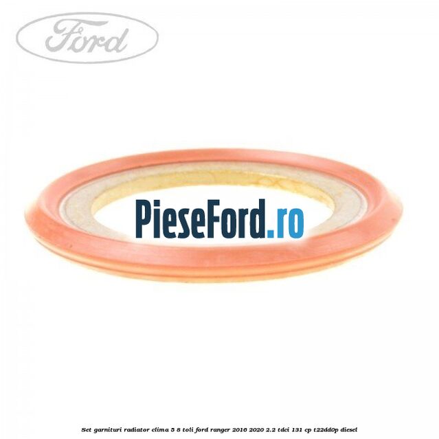 Set garnituri radiator clima 5/8 toli Ford Ranger 2016-2020 2.2 TDCi 131 cp T22DD0P diesel