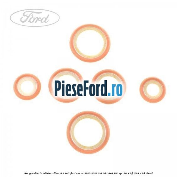 Set garnituri radiator clima 5/8 toli Ford S-Max 2015-2023 2.0 TDCi 4x4 150 cp Set garnituri radiator clima 5/8 toli Ford S-Max 2015-2023 2.0 TDCi 4x4 150 cp T7CI, T7CJ, T7CK, T7CL diesel