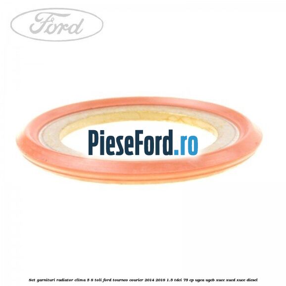 Set garnituri radiator clima 5/8 toli Ford Tourneo Courier 2014-2018 1.5 TDCi 75 cp UGCA, UGCB, XUCC, XUCD, XUCE diesel