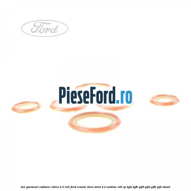 Set garnituri radiator clima 5/8 toli Ford Transit 2014-2018 2.0 EcoBlue 105 cp Set garnituri radiator clima 5/8 toli Ford Transit 2014-2018 2.0 EcoBlue 105 cp BJFA, BJFB, YLF6, YLFA, YLFB, YLFS diesel