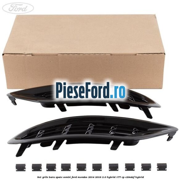 Set grile bara spate combi Ford Mondeo 2014-2018 2.0 Hybrid 177 cp C20EDEF hybrid