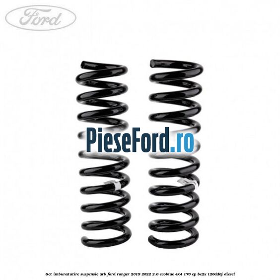 Set imbunatatire suspensie ARB Ford Ranger 2019-2022 2.0 EcoBlue 4x4 170 cp BC2X, T20DD0J diesel
