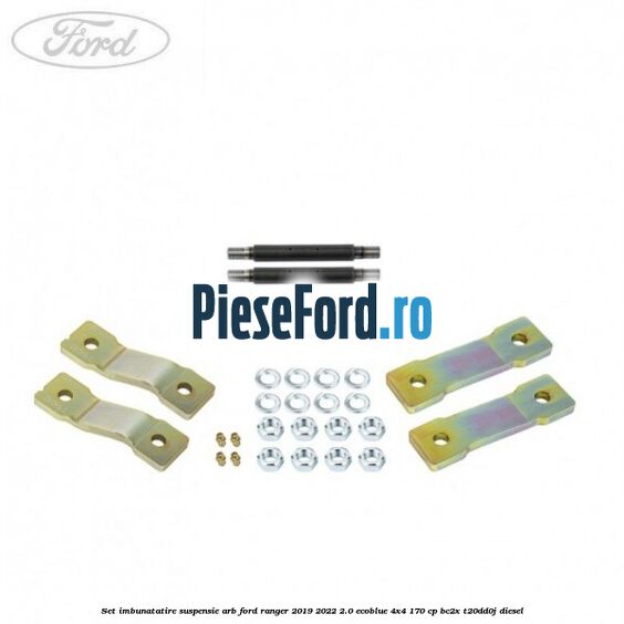 Set imbunatatire suspensie ARB Ford Ranger 2019-2022 2.0 EcoBlue 4x4 170 cp BC2X, T20DD0J diesel