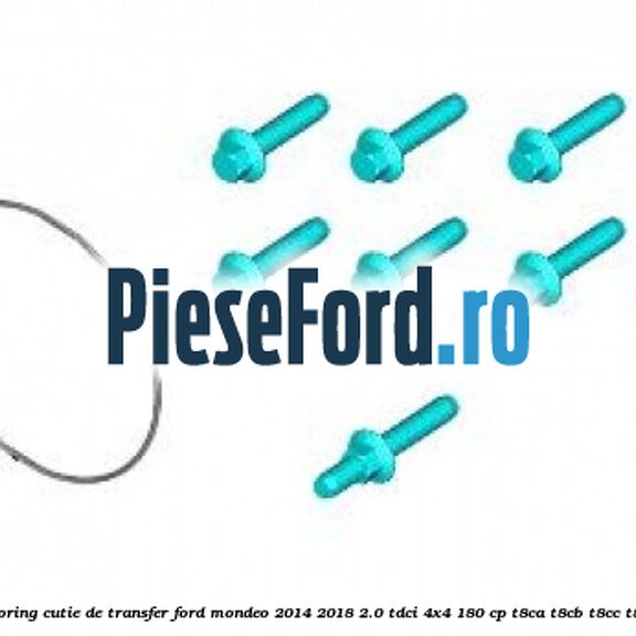 Set inlocuire oring cutie de transfer Ford Mondeo 2014-2018 2.0 TDCi 4x4 180 cp T8CA, T8CB, T8CC, T8CD, T8CL diesel