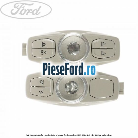 Set lampa interior plafon fata si spate Ford Mondeo 2008-2014 2.0 TDCi 130 cp AZBA diesel
