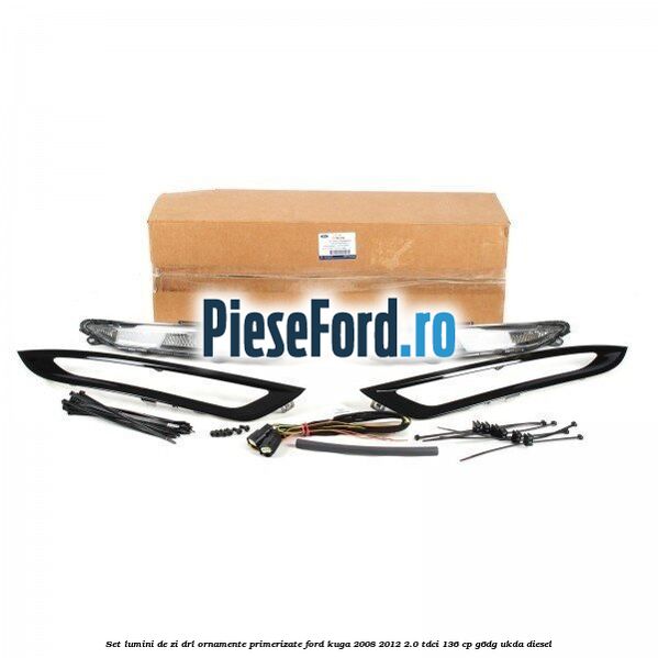 Set lumini de zi DRL ornamente primerizate Ford Kuga 2008-2012 2.0 TDCi 136 cp