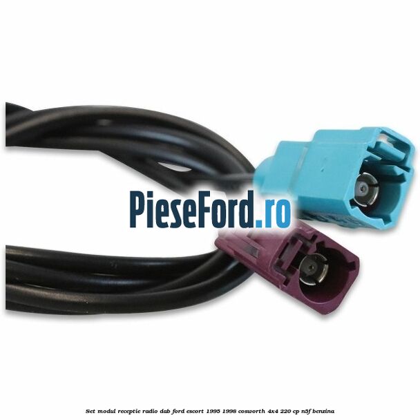 Set modul receptie radio DAB Ford Escort 1995-1998 Cosworth 4x4 220 cp N5F benzina