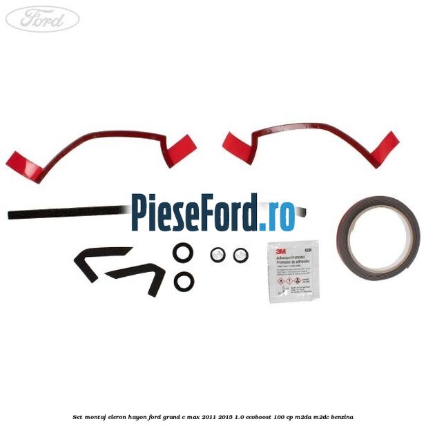 Set montaj eleron hayon Ford Grand C-Max 2011-2015 1.0 EcoBoost 100 cp M2DA, M2DC benzina
