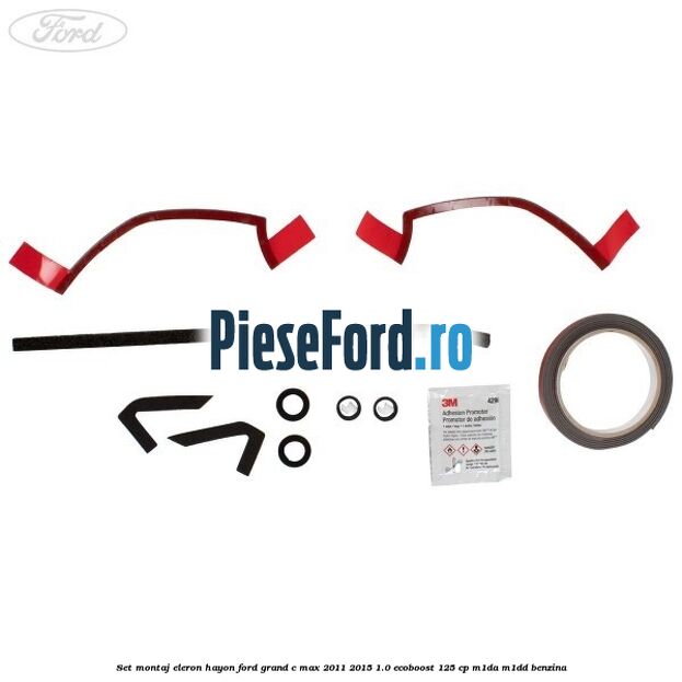 Set montaj eleron hayon Ford Grand C-Max 2011-2015 1.0 EcoBoost 125 cp M1DA, M1DD benzina