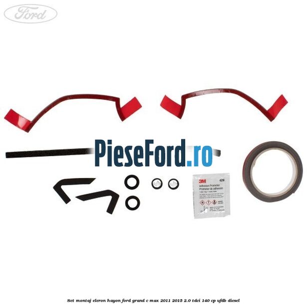 Set montaj eleron hayon Ford Grand C-Max 2011-2015 2.0 TDCi 140 cp UFDB diesel