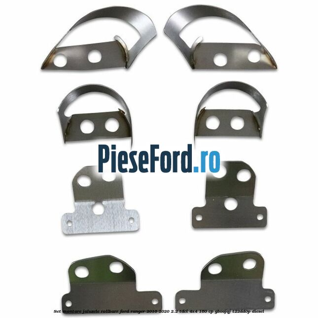 Set montare jaluzele rollbarr Ford Ranger 2016-2020 2.2 TDCi 4x4 160 cp GBVAJQJ, T22DD0P diesel