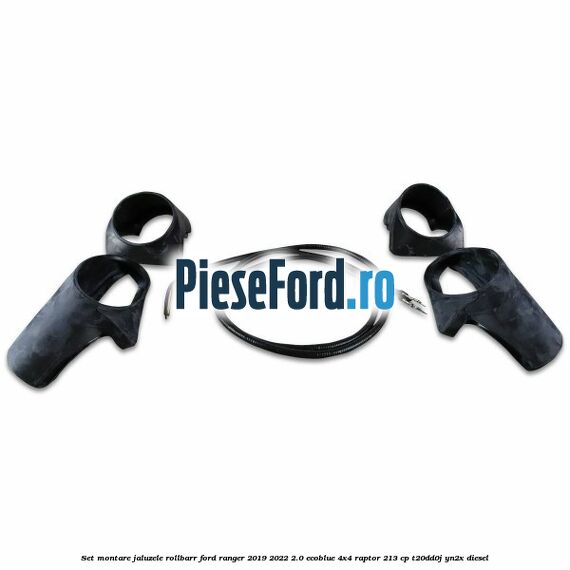Set montare jaluzele rollbarr Ford Ranger 2019-2022 2.0 EcoBlue 4x4 Raptor 213 cp T20DD0J, YN2X diesel
