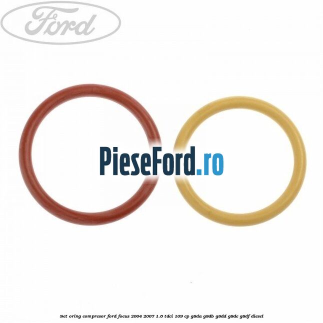Set oring compresor Ford Focus 2004-2007 1.6 TDCi 109 cp G8DA, G8DB, G8DD, G8DE, G8DF diesel