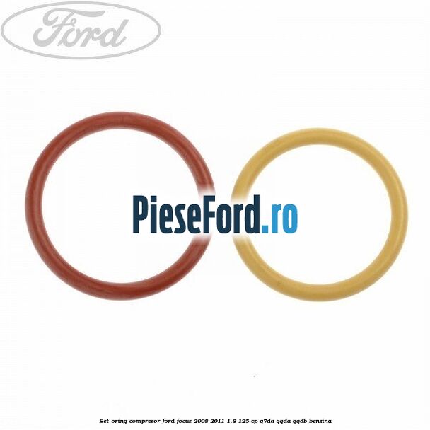 Set oring compresor Ford Focus 2008-2011 1.8 125 cp Set oring compresor Ford Focus 2008-2011 1.8 125 cp Q7DA, QQDA, QQDB benzina