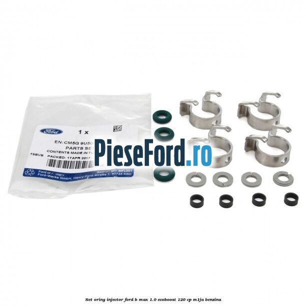 Set oring injector Ford B-Max 1.0 EcoBoost 120 cp M1JA benzina