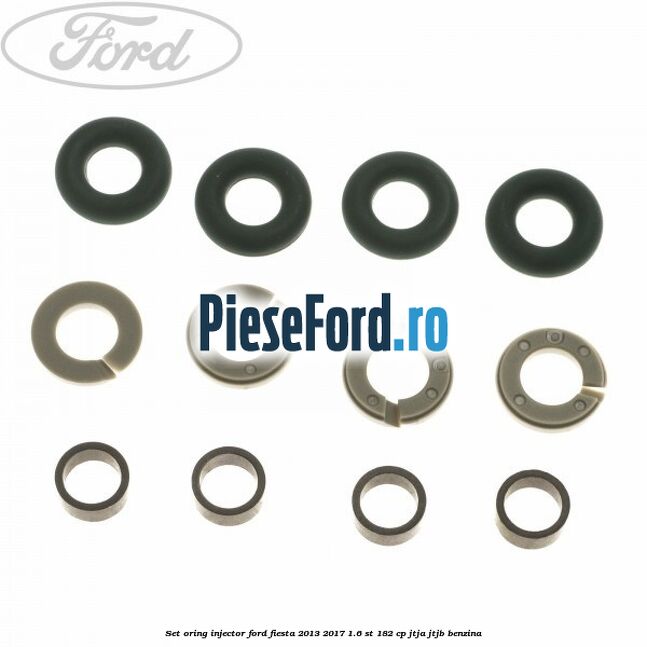Set oring injector Ford Fiesta 2013-2017 1.6 ST 182 cp Set oring injector Ford Fiesta 2013-2017 1.6 ST 182 cp JTJA, JTJB benzina