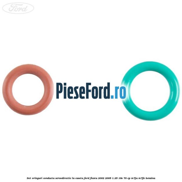 Set oringuri conducta servodirectie la caseta Ford Fiesta 2002-2005 1.25 16V 70 cp M7JA, M7JB benzina