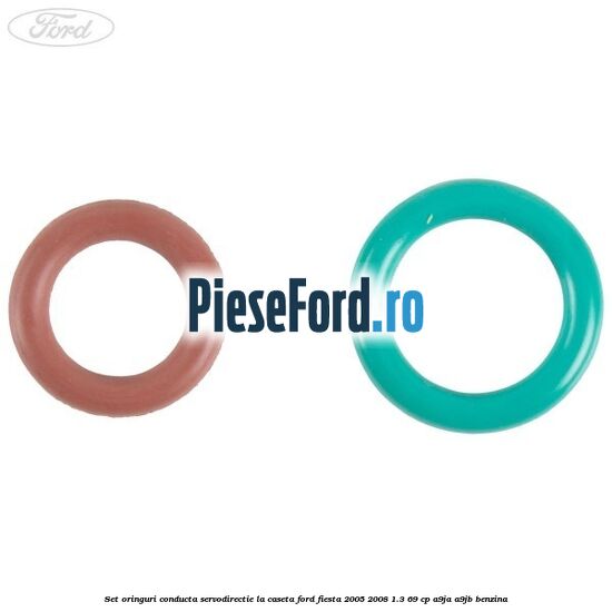 Set oringuri conducta servodirectie la caseta Ford Fiesta 2005-2008 1.3 69 cp A9JA, A9JB benzina