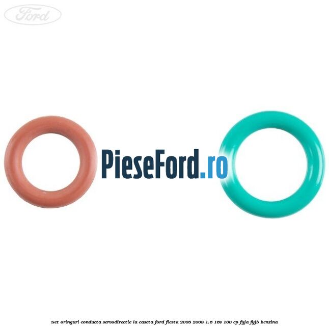 Set oringuri conducta servodirectie la caseta Ford Fiesta 2005-2008 1.6 16V 100 cp FYJA, FYJB benzina