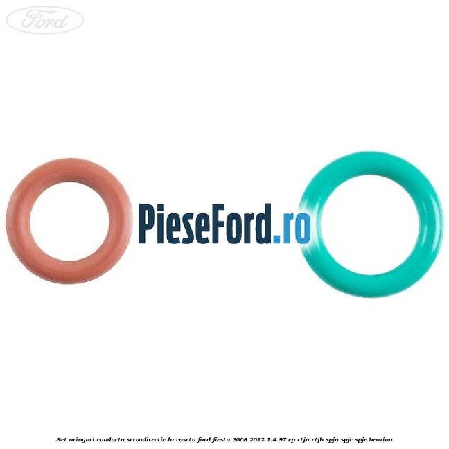 Set oringuri conducta servodirectie la caseta Ford Fiesta 2008-2012 1.4 97 cp RTJA, RTJB, SPJA, SPJC, SPJE benzina
